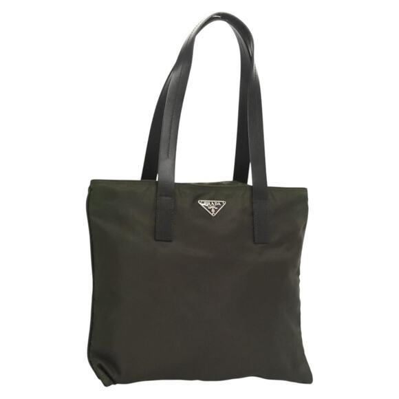 PRADA Tote Bag Nylon Khaki - Picture 1 of 12